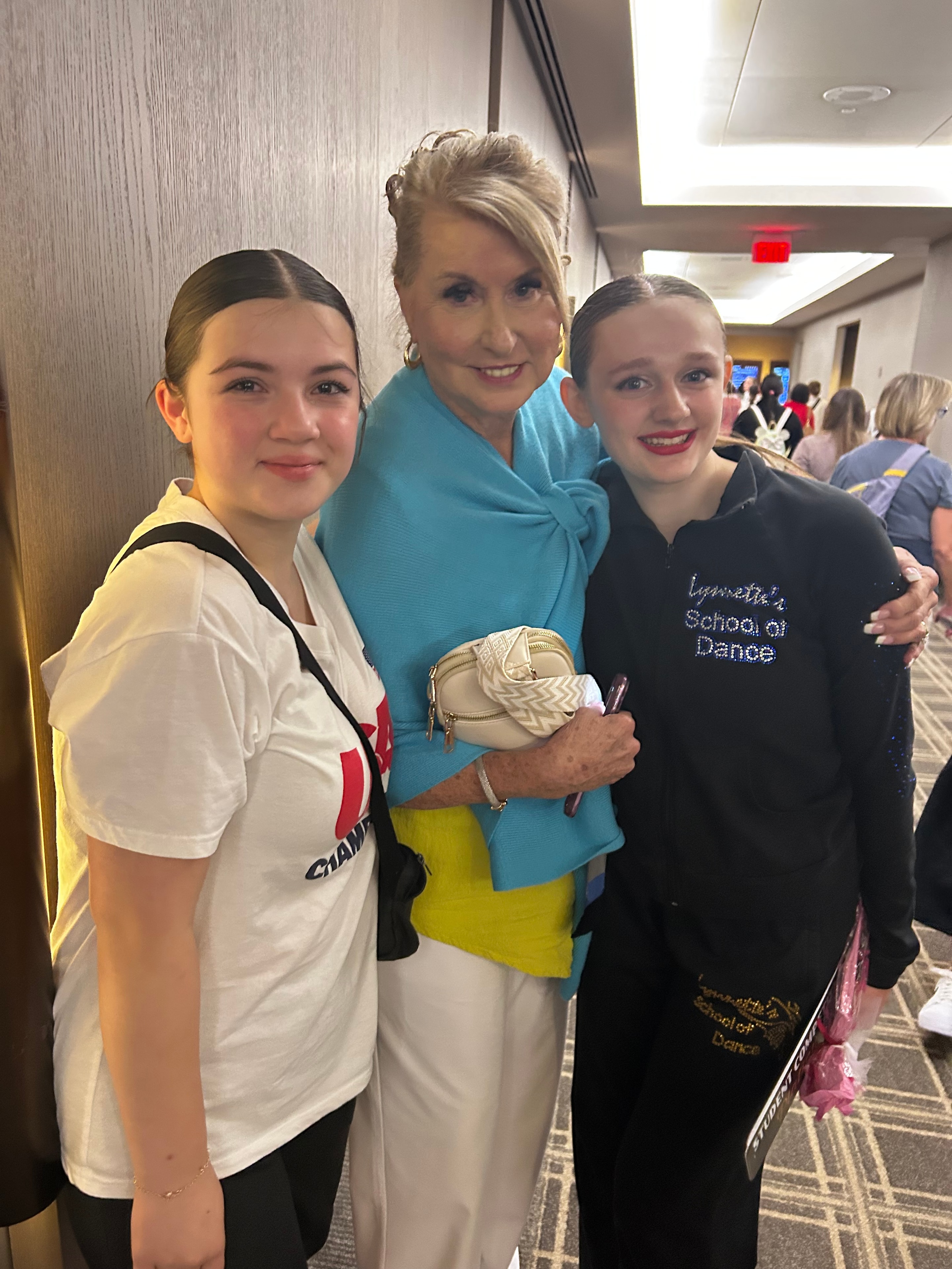 Dancers at competition